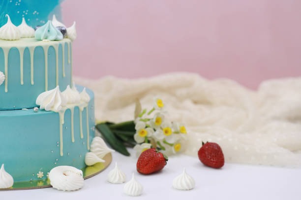 Royal Blue Elsa Cake Inspired by the Magic of Arendelle